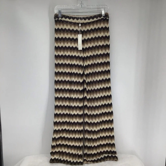 Trina Turk Women’s Perleen Zipzag Wid-Leg Pants Summer Spring Beach NWT Size S - Picture 2 of 11